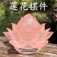 Sen Đồ Trang Trí Cho Phật Hội Trường Mô Phỏng Hoa Sen Giả Kính Hộ Gia Đình Cho Quan Âm Bồ Tát Phật Trước