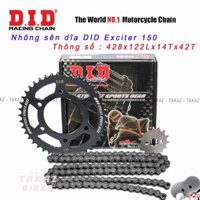 Sên nhông đĩa DID Yamaha FZ 150 - Exciter 150 - sên đen HDN 10 ly Thái Lan