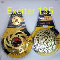 Sên nhông dĩa ex135 did vàng