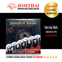 Sên Nhông Dĩa Jomthai Asahi- 102L (102L/14T-37T)- Suzuki Viva Fi (Bộ) | 428N-102L-14T-37T