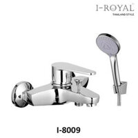 SEN TẮM CẦM TAY NÓNG LẠNH ĐỒNG THAU MẠ CROME I-ROYAL I-8009