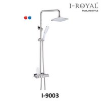 SEN TẮM ĐỨNG CHỈNH NHIỆT ĐỘ ĐỒNG THAU MẠ CROME I-ROYAL I-9003