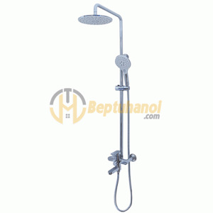 Sen tắm đứng đồng mạ crom tròn SC M29