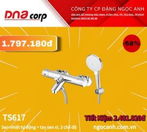 Sen tắm nóng lạnh cố định nhiệt Caesar TS617