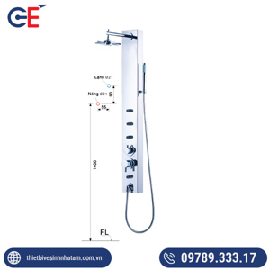 Vòi hoa sen nóng lạnh Caesar SP137