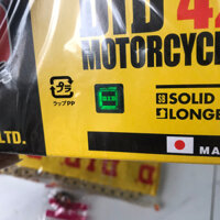 Sên vàng DID 428D Gold -9ly-124 mắt- có tem xanh 3D chống hàng giả - made in japan chính hãng