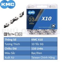 Sên xe đạp KMC X10 | 10 speed