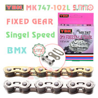 Sên xe đạp YBN KM747 102L single speed gắn xe BMX, fixed gear