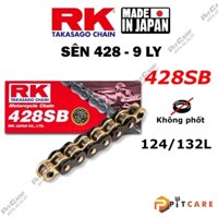 Sên Xe Máy Không Phốt Màu Vàng Đen 9ly Chính Hãng RK 428SB