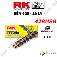 Sên Xe Máy Không Phốt Màu Vàng Đen 10 ly Chính Hãng RK 428HSB