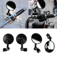 Sen Xe Tay Ga ATV Xe Máy Thanh lồi Gương Chiếu Hậu Đa Năng Nhôm Mặt Gương