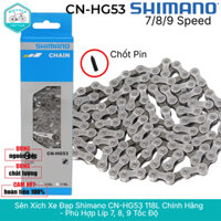 Sên Xích Xe Đạp Shimano CN-HG53 118L Chính Hãng - Phù Hợp Líp 7, 8, 9 Tốc Độ