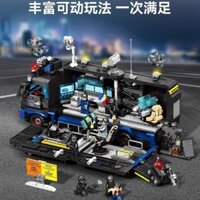 Senbao Black Hawk Hành Động AS350 Sóc Trực Thăng Mô Hình Quân Sự Giáo Dục Lắp Ráp Mô Hình Đồ Trang Trí Đồ Chơi Trẻ Em 2.18