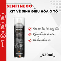 [Senfineco 9981] Dung dịch vệ sinh điều hòa xe hơi - bình vòi xịt làm sạch nấm mốc, khử mùi dung tích 520ml