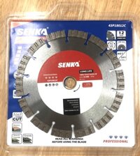 SENKA 1 Lưỡi cắt Gạch Đá, cắt bê tông, Xẻ Rãnh Tường me cao dày SENKA ĐA NĂNG TURBO KHÍA KHÔ ƯỚT 2in1 - D180 x 12mm