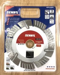 SENKA 1 Lưỡi cắt Gạch Đá, cắt bê tông, Xẻ Rãnh Tường me cao dày SENKA ĐA NĂNG TURBO KHÍA KHÔ ƯỚT 2in1 - D114 x 15mm