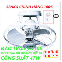 Senko - Quạt treo trần đảo dùng hộp số 47w Senko TD105 màu trắng chính hãng