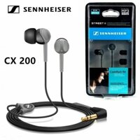 Sennheiser CX200 Street II Tai 3,5mm Tai nghe âm thanh nổi có dây Tai nghe thể thao Chạy bộ Tai nghe HIFI Trò chơi âm nhạc Âm thanh trầm nguyên chất Đôi Giảm tiếng ồn từ tính