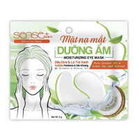 Sense Plus Mặt Nạ Mắt Sense Plus Moisturizing Dưỡng Ẩm Từ Dầu Dừa Và Lá Trà Xanh 5g