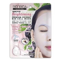 Sense Plus Mặt Nạ Sense Plus Coconut Bio Cell Brightening Dưỡng Da Trắng Mịn Và Dịu Mát 23g