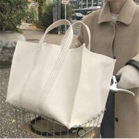 SENSES// Large Capacity Canvas Bag Student South Korea Door Simple Design Flow Stereo Handbag Shoulder Bag i6kG