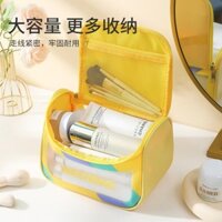 SENSES// Small Yellow Duck High-End Washing and Makeup Bag Waterproof Transparent Portable Travel Business Trip Large Capacity Toiletry Bag Hung with Hook n1BW