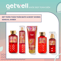 SENSUAL AMBER Sản Phẩm Tắm Dưỡng Xịt Thơm Toàn Thân Bath & Body Works Body Lotion Body Mist Shower Gel
