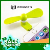 SeO GIA BAT NGO  046 Quạt 2 Cánh Mini Đầu Micro USB Gắn Điện Thoại Android và Windows Phone  MỚI NHẤT MỚI