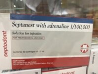 Septanest with adrenaline 1/100000