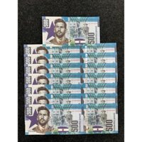 [Seri Đẹp] 15 Tờ Tiền Kỉ Niệm Messi 500 Peso, Seri Vip Sảnh Rồng, Full 8-9, Taxi 68-79 Có Bảo An, Thích Hợp Làm Quà Tặng