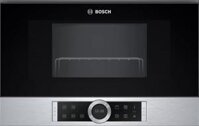 Serie 8 | Lò vi sóng Bosch BFL634GS1B âm tủ, mặt kính đen