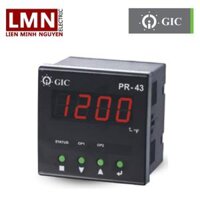 Series PR 43, Relay Output (SPDT 10A) & SSR driving output (12 VDC, 24mA max), One Relay Output (SPDT 5A) GIC 151M42B