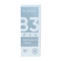 Serum B3 DrCeutics Niacinamide 12% + NAG 5% hỗ trợ làm sáng da