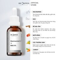 Serum B3 Niacinamide 12% Drceutics Giảm Thâm Sáng Da Kiềm dầu