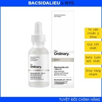 Serum B3 The Ordinary Niacinamide 10% + Zinc 1% (30ml) bacsidalieu