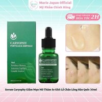 Serum Caryophy Portulaca Ampoule Giảm Mụn Mờ Thâm Se Khít Lỗ Chân Lông Hàn Quốc 30ml