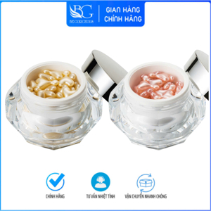 Serum Chống Lão Hóa Trắng Da Sụn Mũi Cá Hồi Recore Serum DDS Richness Capsule Viên Hồng