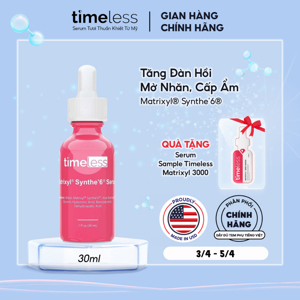 Serum chống lão hóa, trị mụn Timeless Matrixyl Synthe'6 Serum