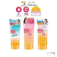 Serum chống nắng body không hương liệu Mizumi UV Bright Body Fragrance Free SPF50+ PA++++