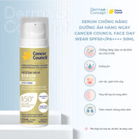 Serum chống nắng dưỡng ẩm hàng ngày Cancer Council Face Day Wear SPF50+/PA++++ 50ml