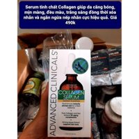 Serum Collagen đẹp da, xóa nhăn, chống lão hóa da nhãn hiệu Advanced Clinicals Mỹ