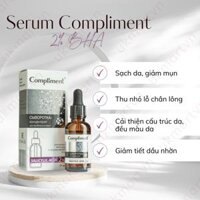 Serum Compliment 2 BHA Salicylic Acid Hyaluronic Acid B5 5 Vitamin C 20 Làm Sạch Da, Giảm Mụn Trắng Da Căng Bóng 27ml - 2 BHA