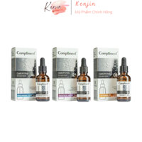Serum Compliment  20% Vitamin C, 2% BHA ,5% Hyaluronic Acid Dưỡng Ẩm, Sáng Da Mờ Thâm