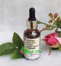 Serum Dew&Dew Luxury Cell Collagen Peptide Ampoule 30ml - Tinh chất đặc trị nám chống lão hóa