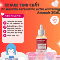 Serum Dr Melaxin ,Serum Astaxanthin extra whitening Ampoule 30ml dưỡng trắng mờ thâm nám