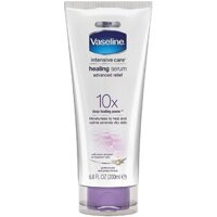 Serum dưỡng ẩm cho da khô, nứt nẻ Vaseline Intensive Care Healing Serum Advanced Relief 200ml (Mỹ)