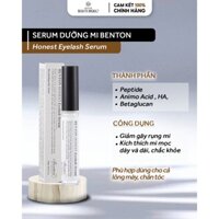 Serum dưỡng mi BENTON HONEST EYELASH SERUM