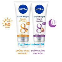 Serum dưỡng thể trắng da Nivea Extra White Night Nourish / Extra Bright Repair & Protect 180ml