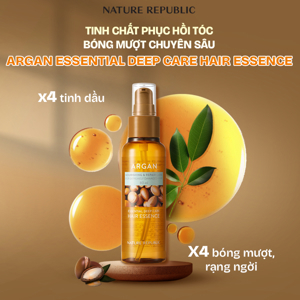 Serum dưỡng tóc Argan Essential Deep Care Hair Essence Nature Republic 60ml