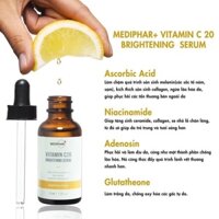 Serum dưỡng trắng da , chống lắp hóa giảm thâm nám MEDIPHAR+ vitamin c20